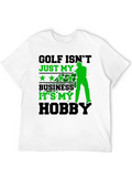 Golf Hobby T-Shirt - Black