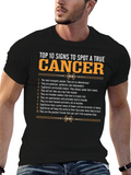 True Cancer Zodiac T-Shirt