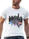I Make Music Graphic Black T-Shirt