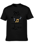 Me Plus Music Equals Love T-Shirt