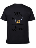Me Plus Music Equals Love T-Shirt
