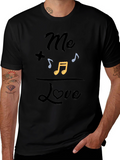 Me Plus Music Equals Love T-Shirt