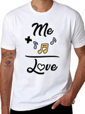 Me Plus Music Equals Love T-Shirt