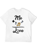 Me Plus Music Equals Love T-Shirt