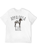 Appaloosa Girl Black T-Shirt