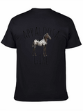 Appaloosa Girl Black T-Shirt