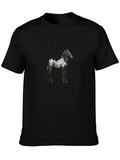 Appaloosa Girl Black T-Shirt