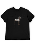 Appaloosa Girl Black T-Shirt