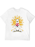 Yoga Llama T-Shirt - Meditating Alpaca Design