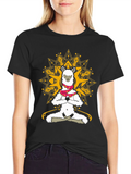 Yoga Llama T-Shirt - Meditating Alpaca Design