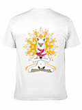 Yoga Llama T-Shirt - Meditating Alpaca Design