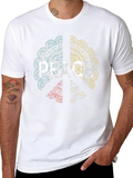 Peace Mandala T-Shirt - Bohemian Style