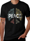 Peace Mandala T-Shirt - Bohemian Style