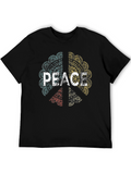 Peace Mandala T-Shirt - Bohemian Style