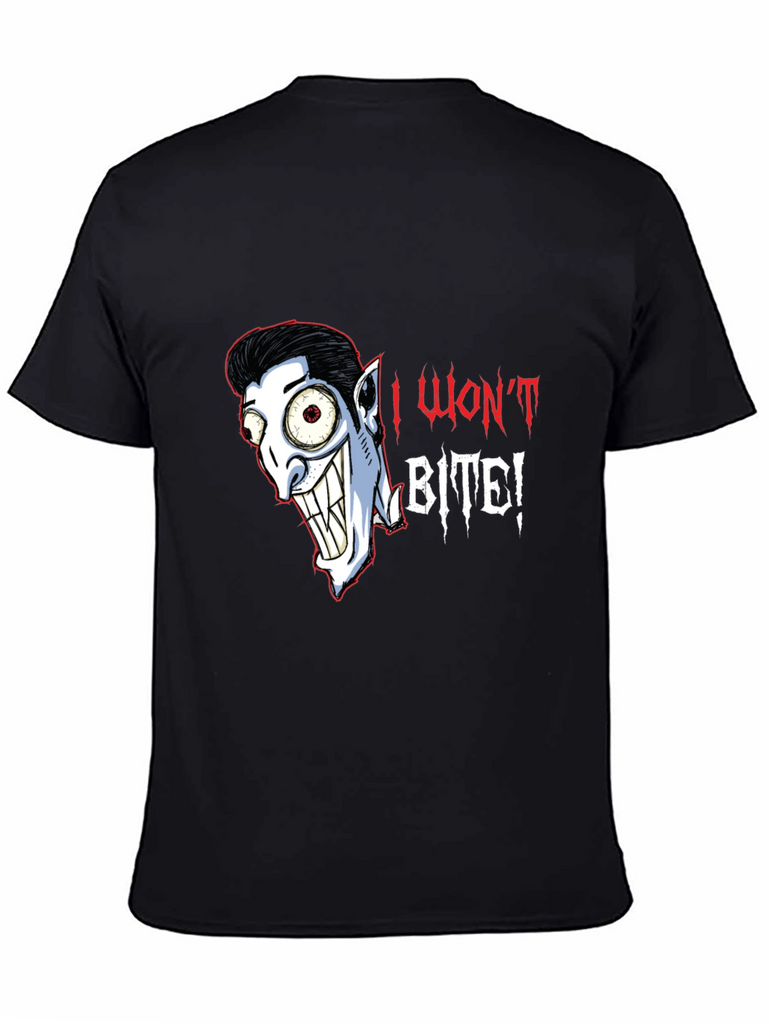I Wont Bite Vampire Graphic T-Shirt