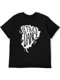 Lettuce Dance Graphic T-Shirt - Black Crew Neck