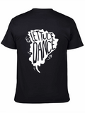 Lettuce Dance Graphic T-Shirt - Black Crew Neck