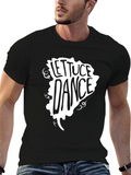 Lettuce Dance Graphic T-Shirt - Black Crew Neck