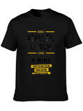 Athletic Coach Funny Black T-Shirt