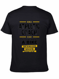 Athletic Coach Funny Black T-Shirt