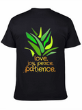 Inspirational Graphic Tee - Love Joy Peace