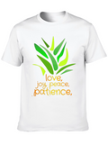 Inspirational Graphic Tee - Love Joy Peace