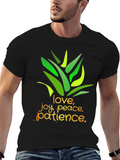 Inspirational Graphic Tee - Love Joy Peace