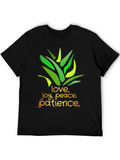 Inspirational Graphic Tee - Love Joy Peace