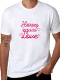 Horses Equal Love Graphic Tee