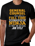 General Counsel Multitasking Ninja T-Shirt