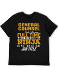 General Counsel Multitasking Ninja T-Shirt