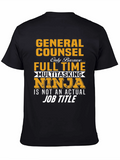 General Counsel Multitasking Ninja T-Shirt