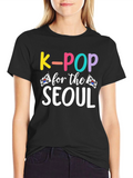 K-Pop for the Seoul Black T-Shirt