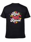 Rest Relax Repeat Graphic Tee