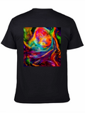 Vibrant Abstract Art Graphic T-Shirt