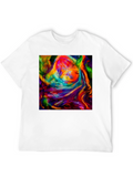 Vibrant Abstract Art Graphic T-Shirt