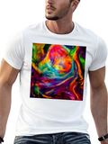 Vibrant Abstract Art Graphic T-Shirt
