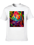 Vibrant Abstract Art Graphic T-Shirt