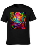 Vibrant Abstract Art Graphic T-Shirt