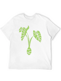 Green Taro Plant Graphic Tee