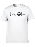 Peace Sign Heartbeat T-Shirt
