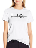 Peace Sign Heartbeat T-Shirt