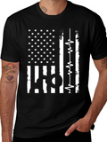 American Flag Paramedic Pulse T-Shirt