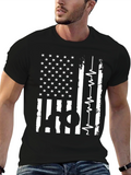 American Flag Paramedic Pulse T-Shirt