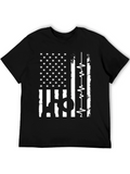 American Flag Paramedic Pulse T-Shirt