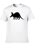 Aardvark Silhouette Black T-Shirt