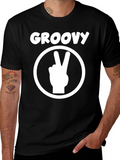Groovy Peace Sign T-Shirt - Retro Style