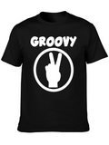 Groovy Peace Sign T-Shirt - Retro Style