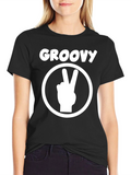 Groovy Peace Sign T-Shirt - Retro Style