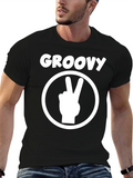 Groovy Peace Sign T-Shirt - Retro Style